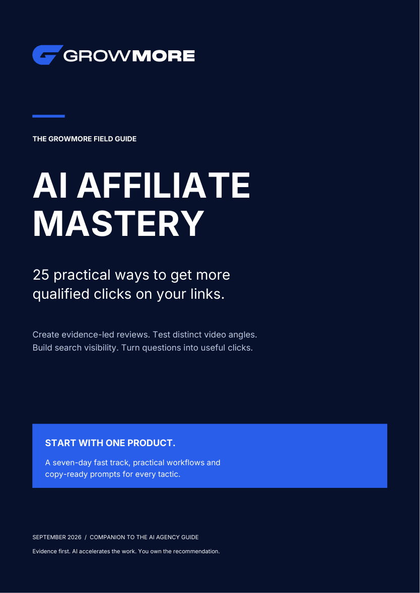 AI Affiliate Mastery: 25 practical ways to get more qualified clicks